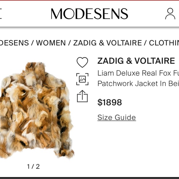Liam Deluxe jacket from Zadig & Voltaire - Picture 3 of 7
